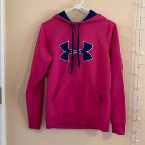 Under Armour Hot Pink Hoodie Size Small